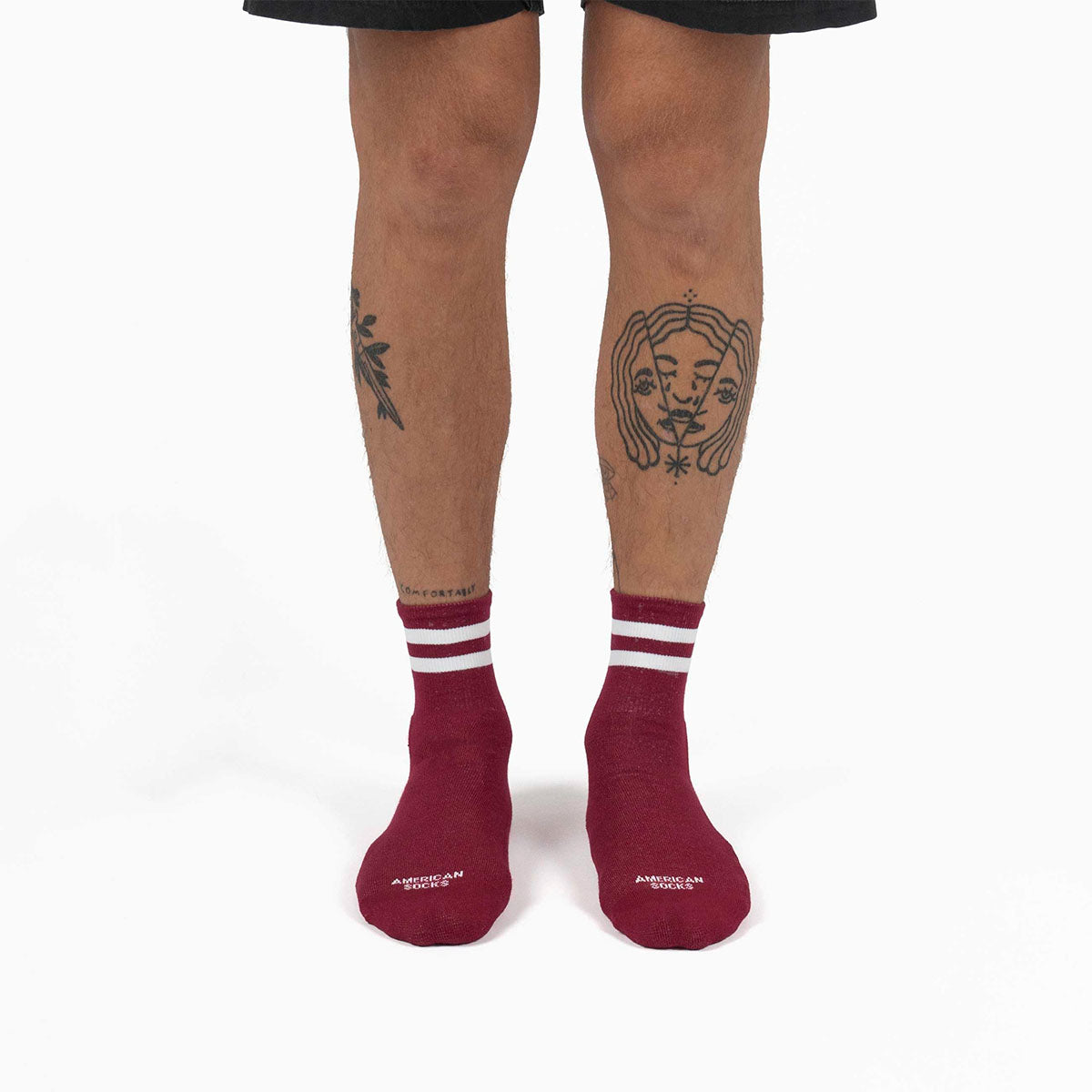 AMERICAN SOCKS Crimson Ankle High Crimson - Image 4