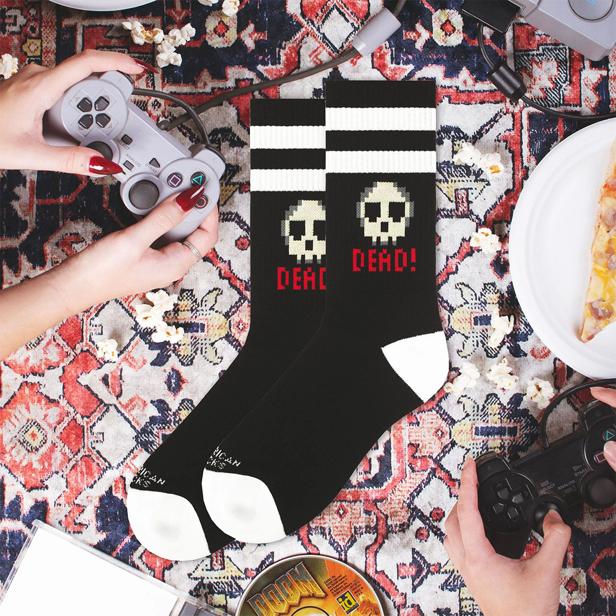 AMERICAN SOCKS Dead Mid High Black - Image 5
