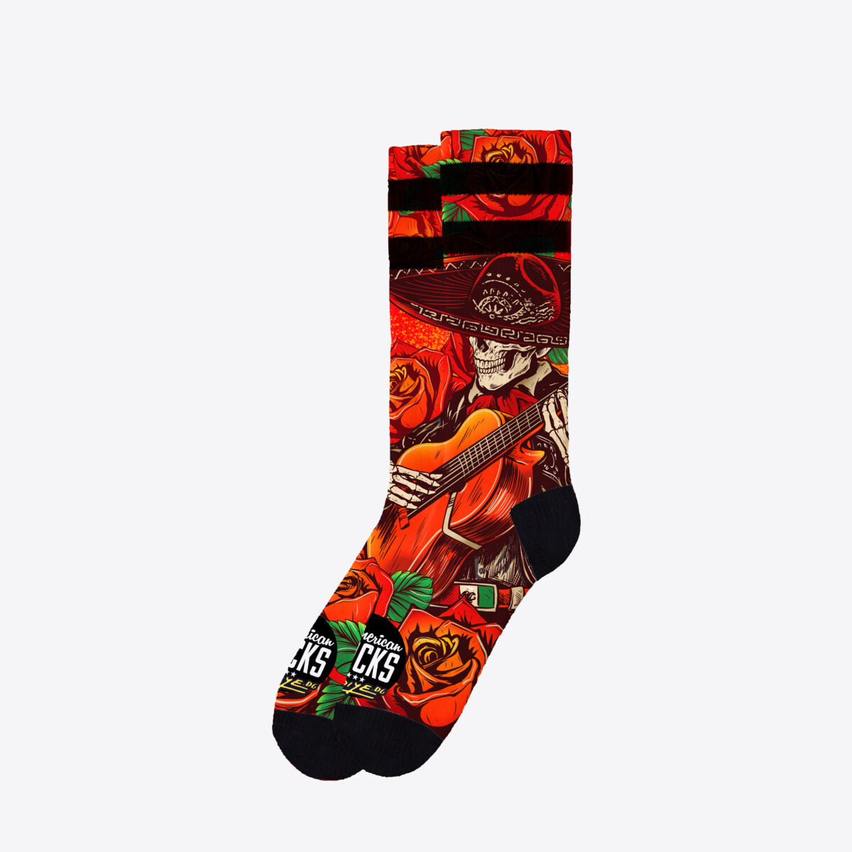 AMERICAN SOCKS El Mariachi Mid High Red - Image 0
