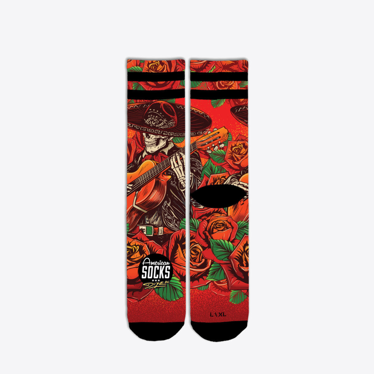 AMERICAN SOCKS El Mariachi Mid High Red - Image 0