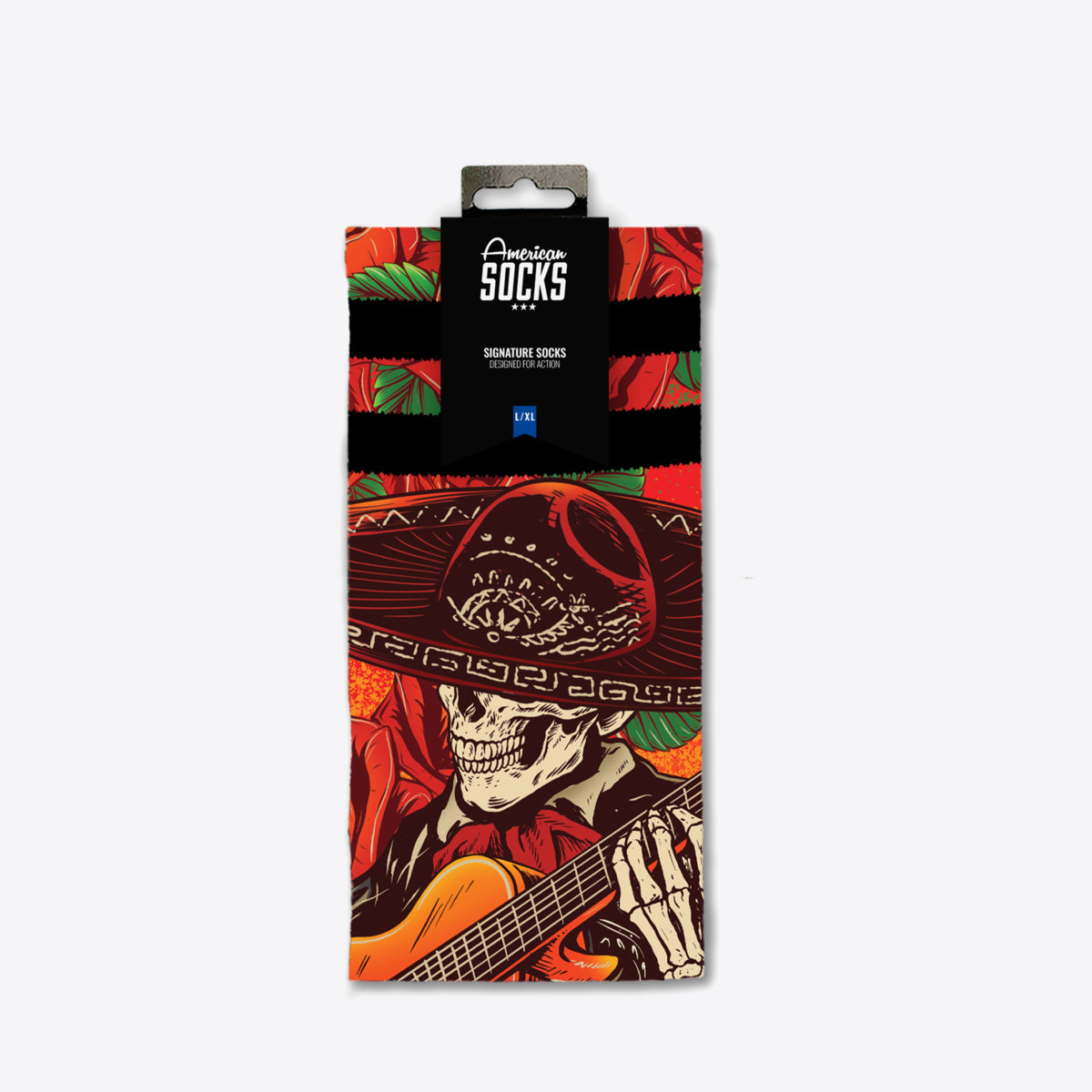 AMERICAN SOCKS El Mariachi Mid High Red - Image 0