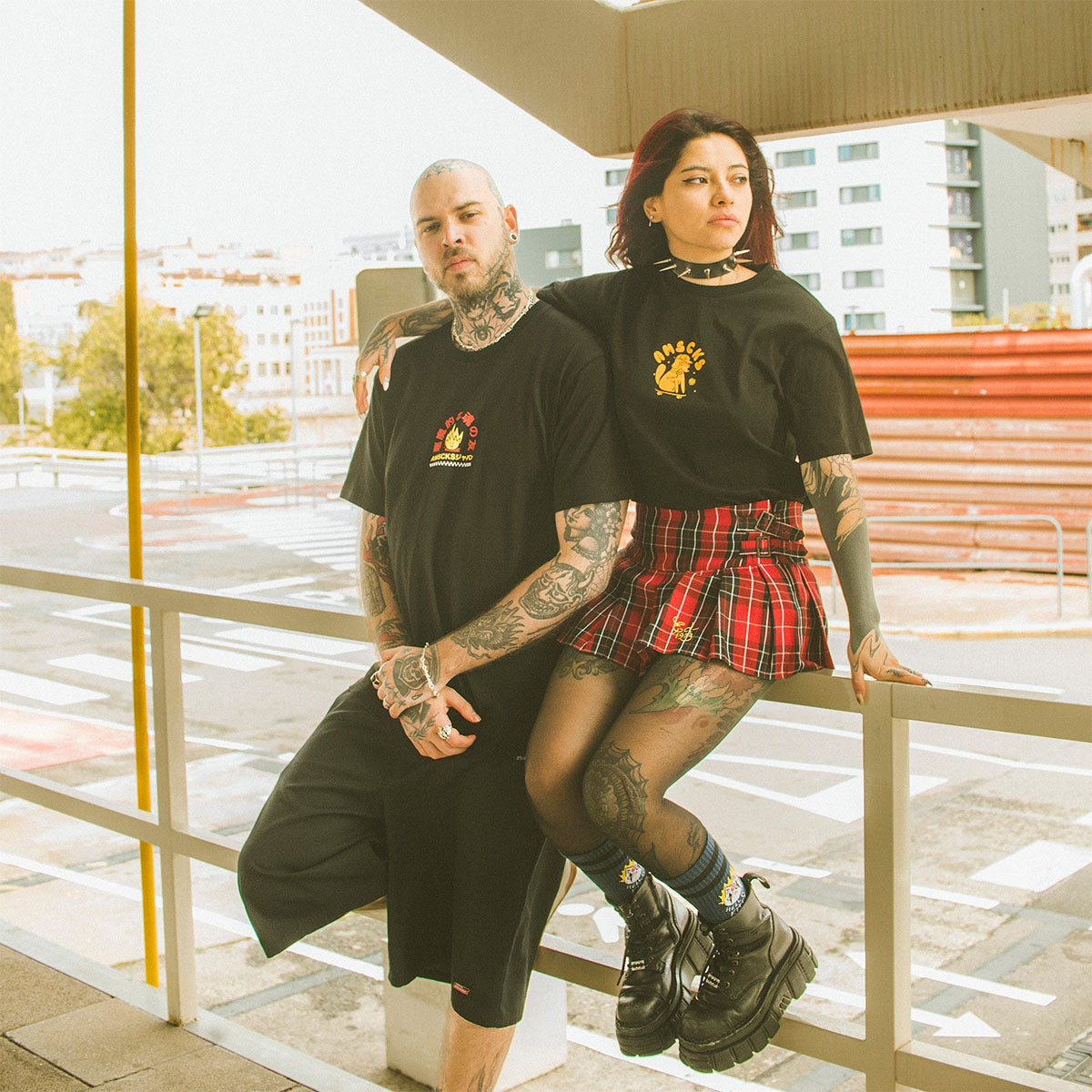 AMERICAN SOCKS Hell No kitty Mid High Blue - Image 4