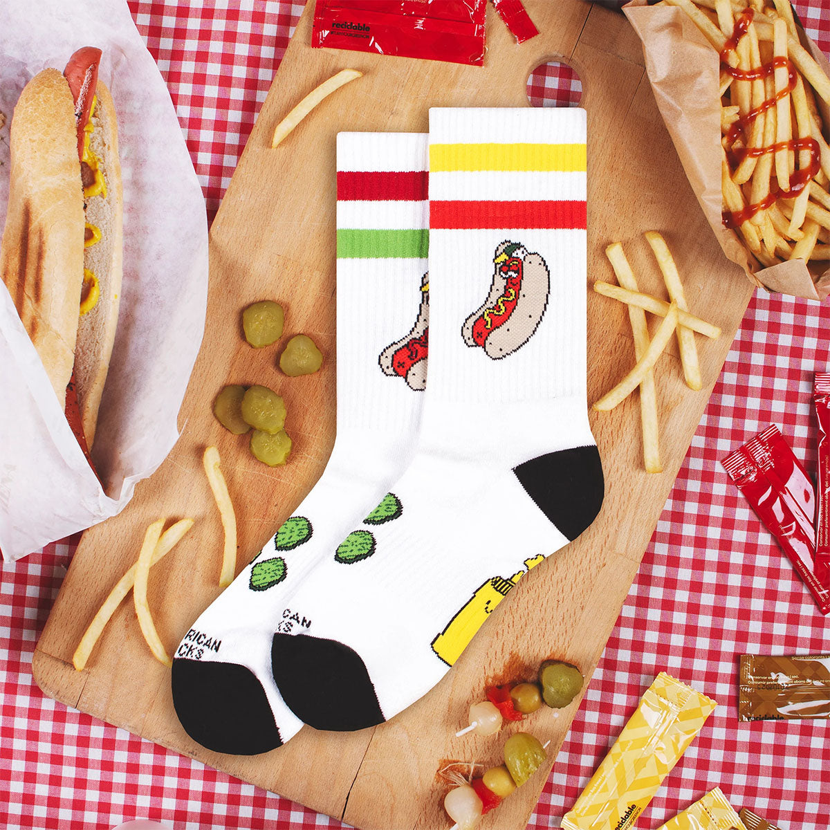AMERICAN SOCKS Hot "Hot Dog" Mid High Hot Dog - Image 6