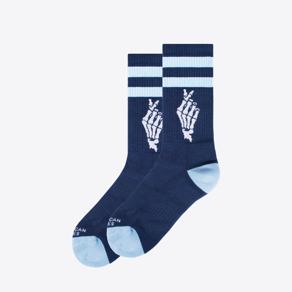 AMERICAN SOCKS Luv You Mid High Blue - Image 0