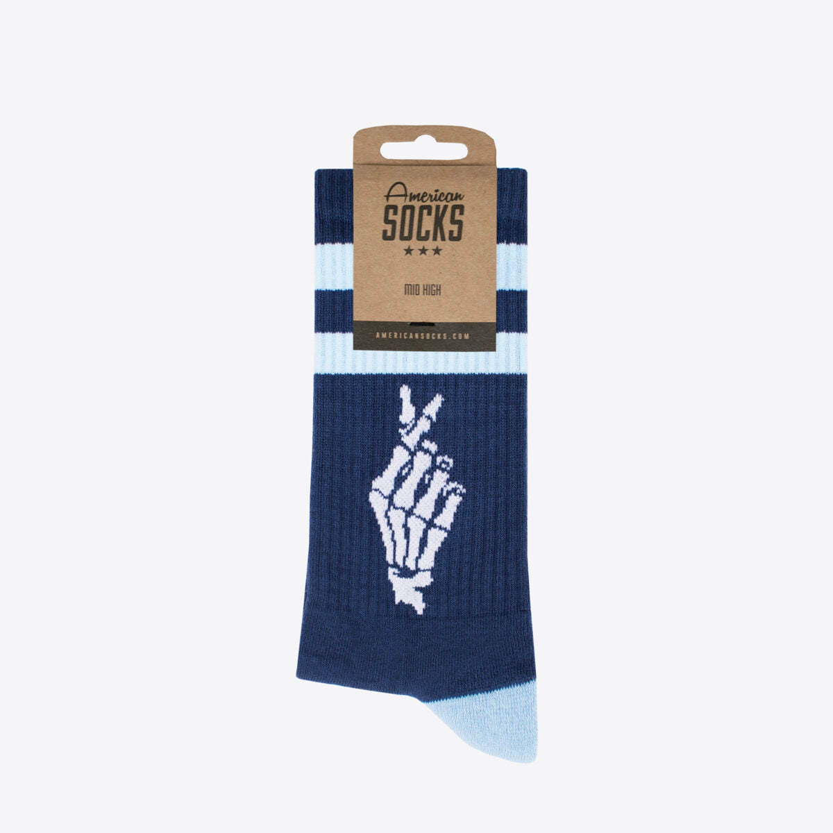 AMERICAN SOCKS Luv You Mid High Blue - Image 0