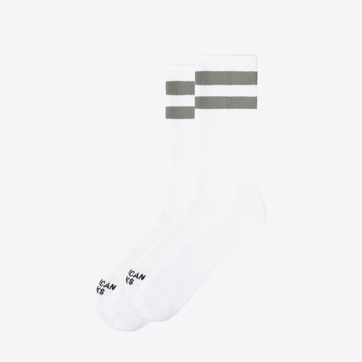 AMERICAN SOCKS Mid Sock Falkor White/Grey - Image 0