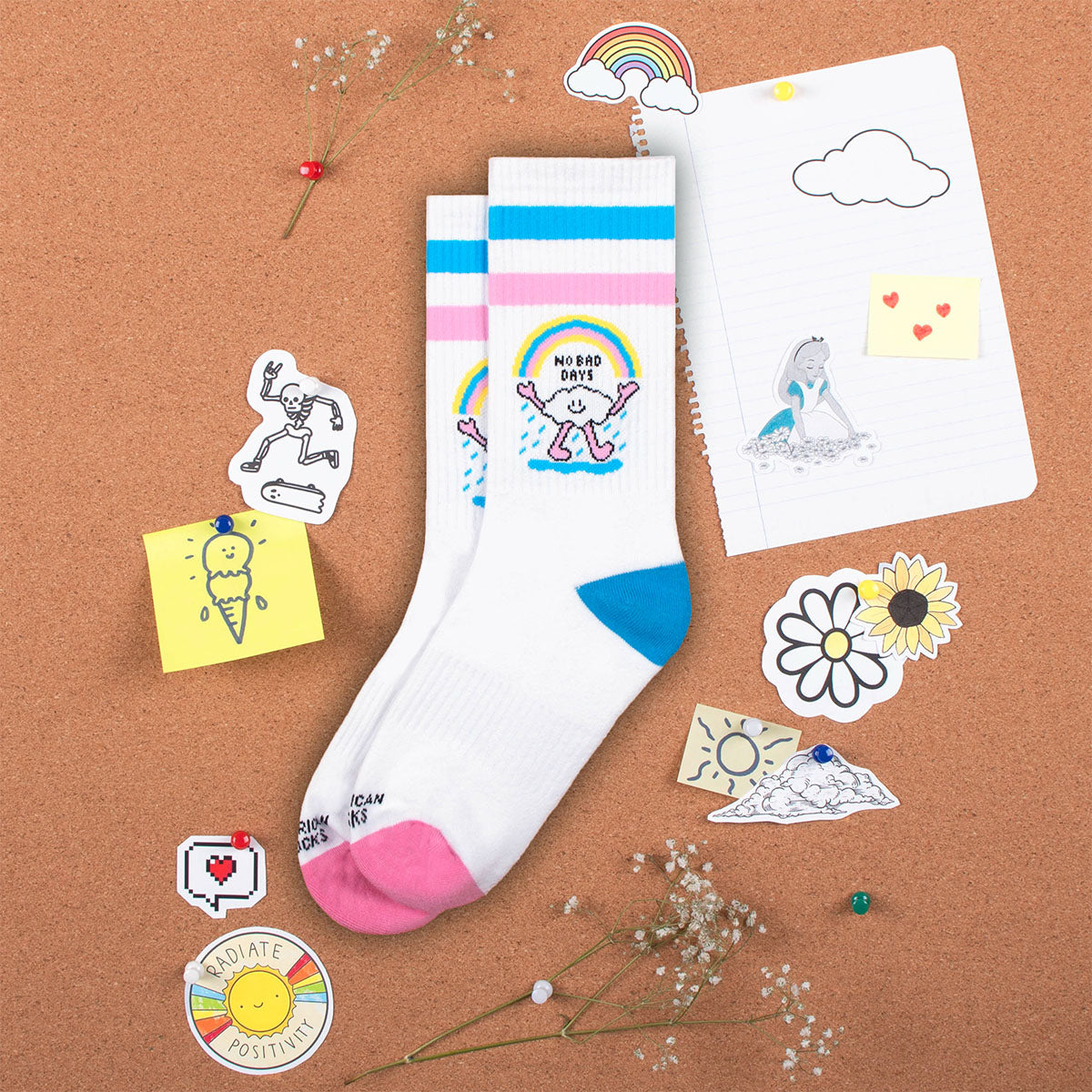 AMERICAN SOCKS No Bad Days Mid High No Bad Days - Image 6