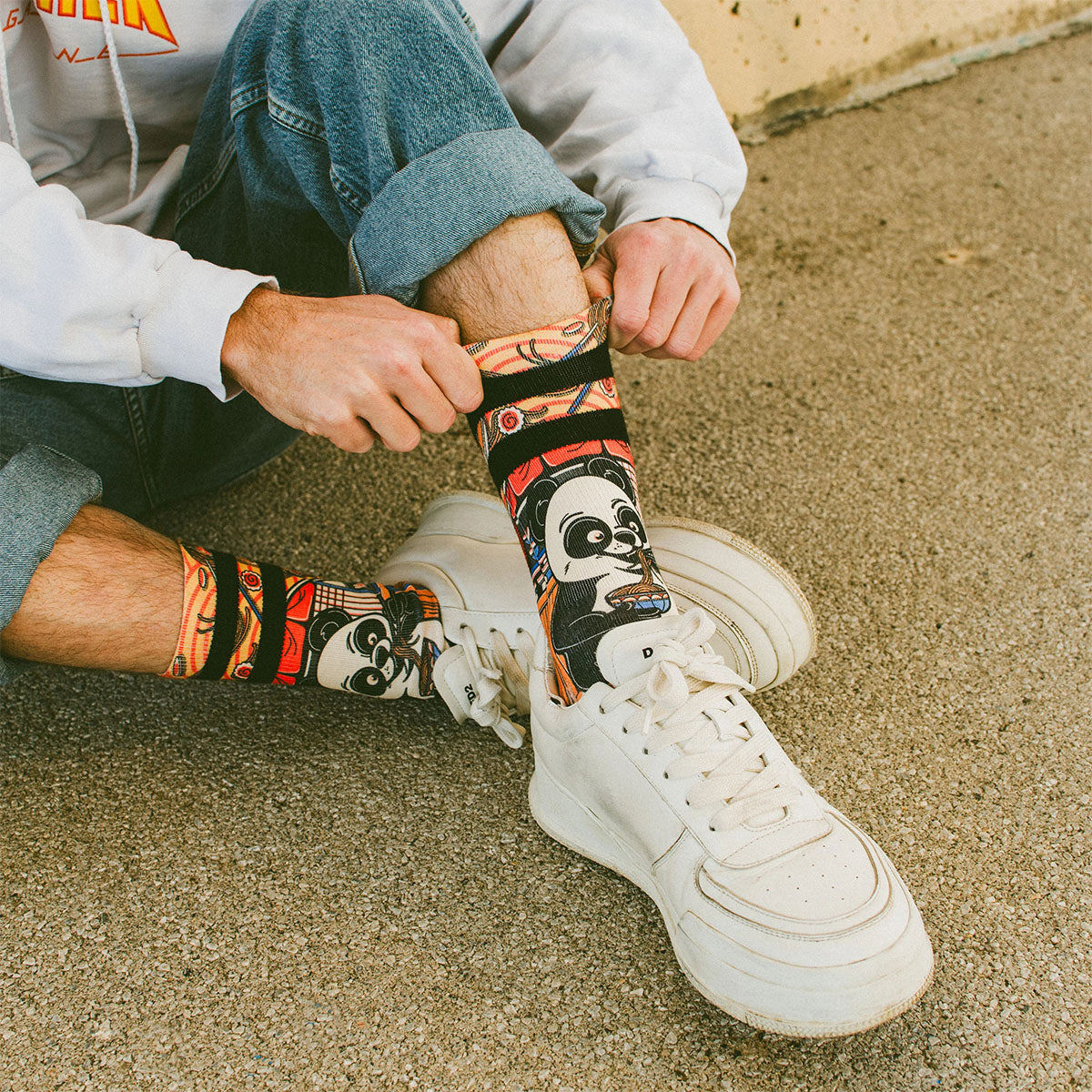 AMERICAN SOCKS Panda Mid High Panda - Image 3