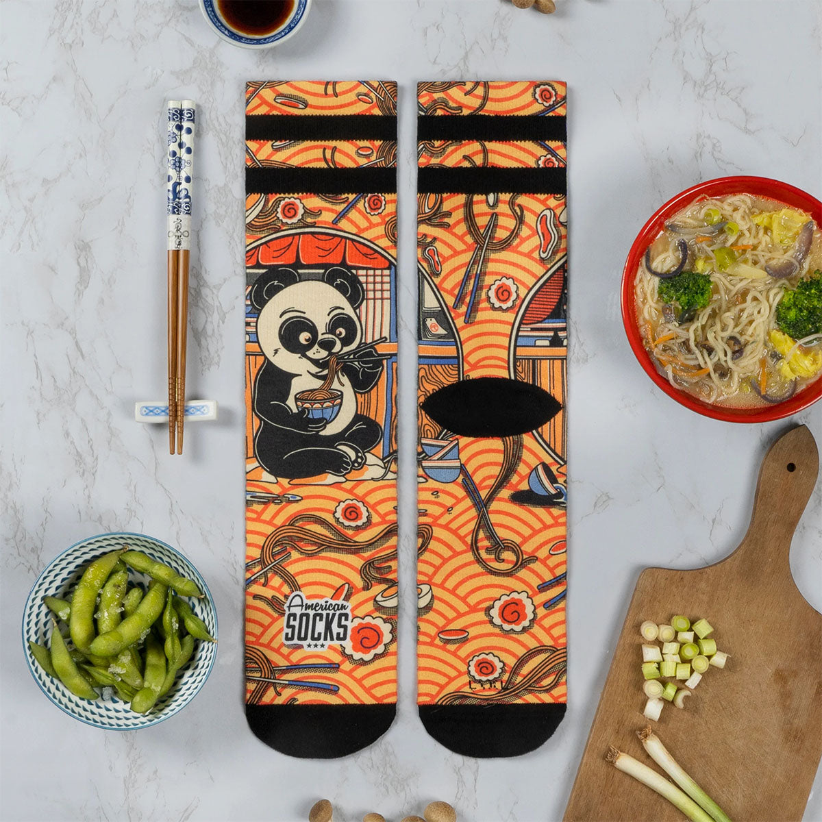 AMERICAN SOCKS Panda Mid High Panda - Image 6