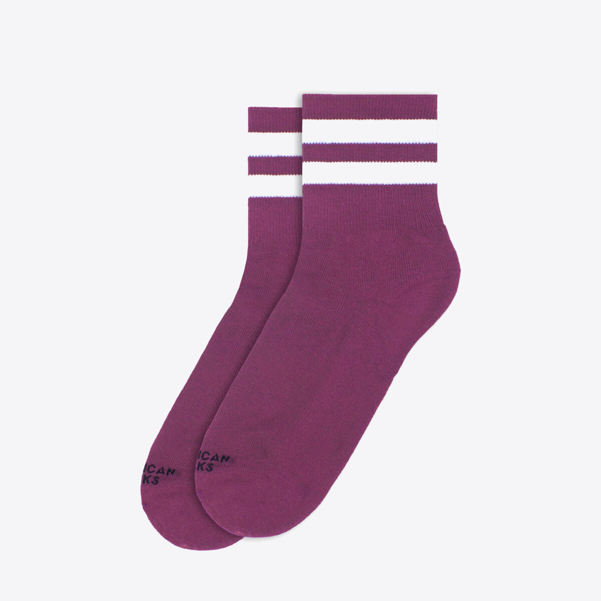 AMERICAN SOCKS Plum Sock Ankle High Plum - Image 0