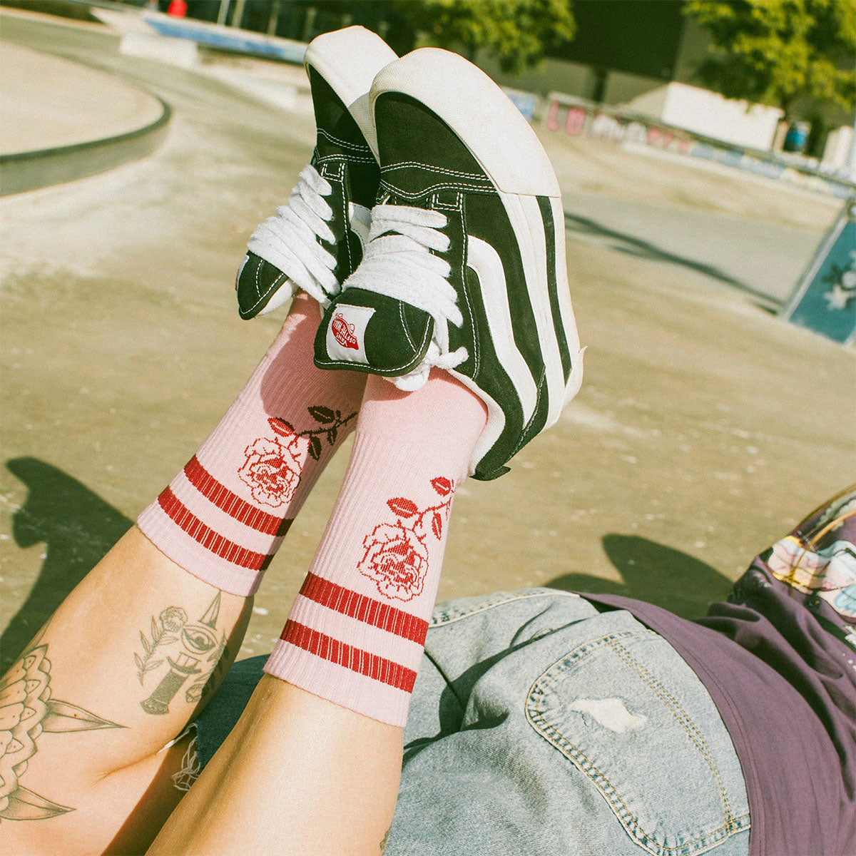 AMERICAN SOCKS Rose Mid High Pink - Image 4