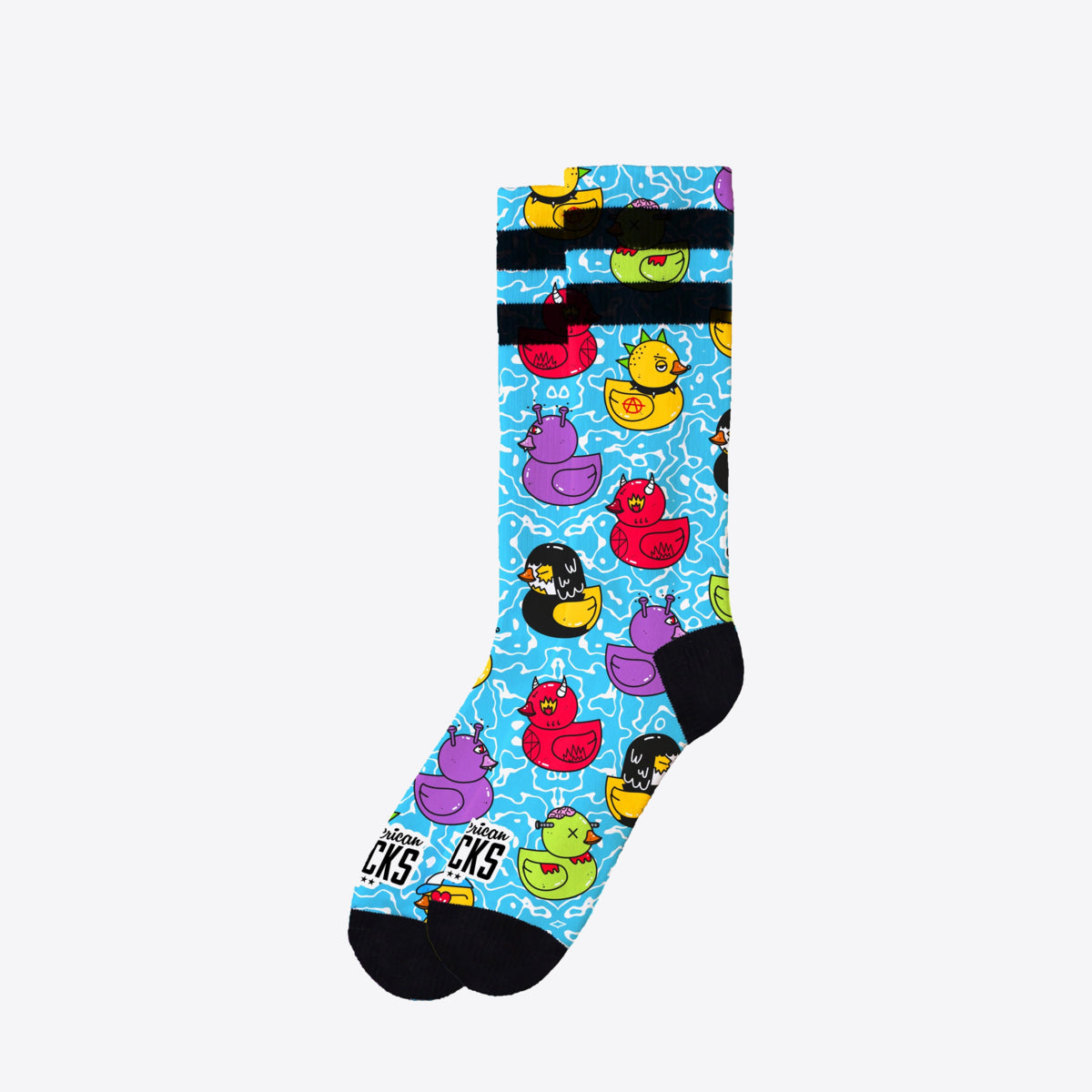 AMERICAN SOCKS Tub Duck Mid High Blue/Multi - Image 1