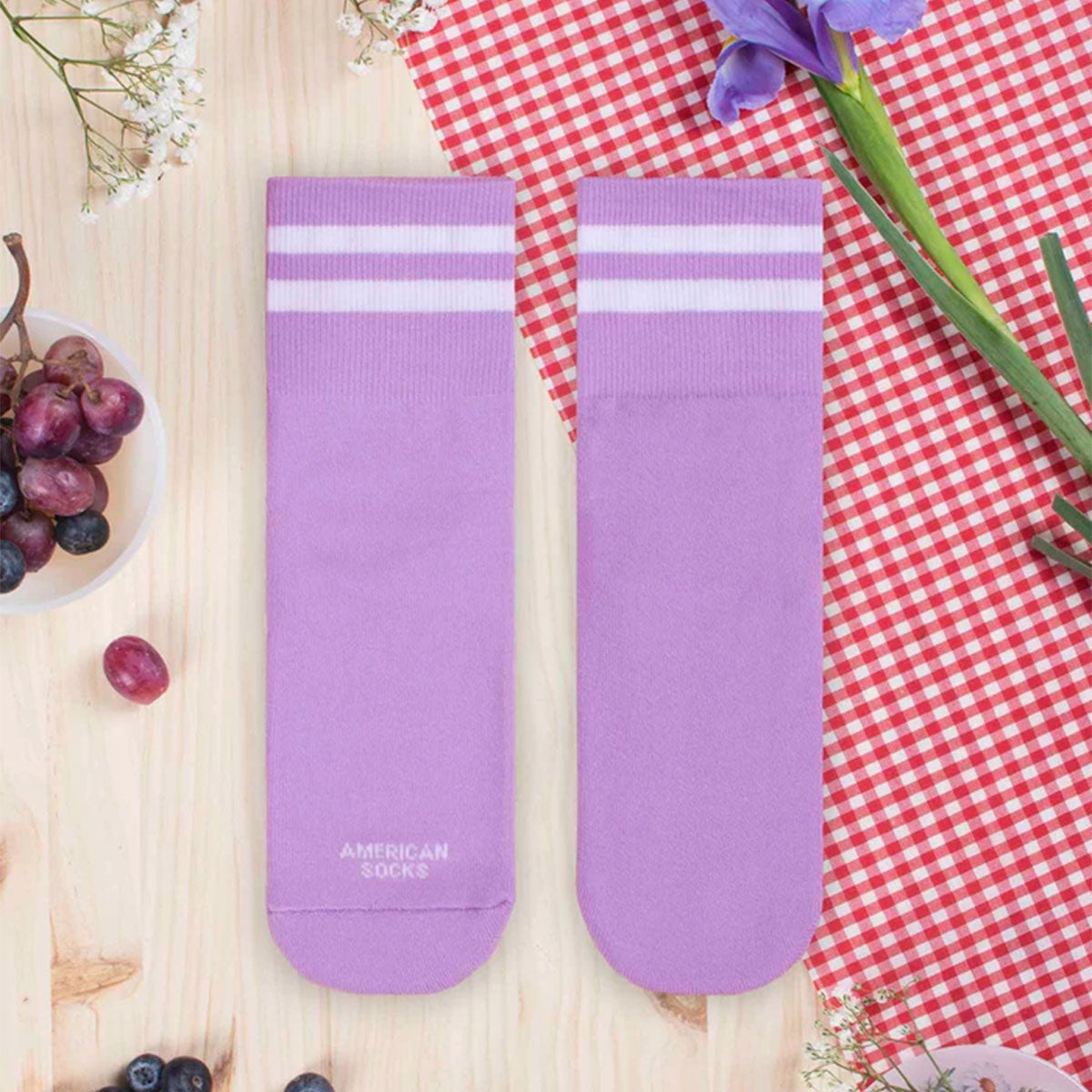 AMERICAN SOCKS Violet Ankle High Violet - Image 5