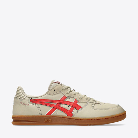 ASICS SKYHAND OG FEATHER GREY/RED SNAPPER - Image 0