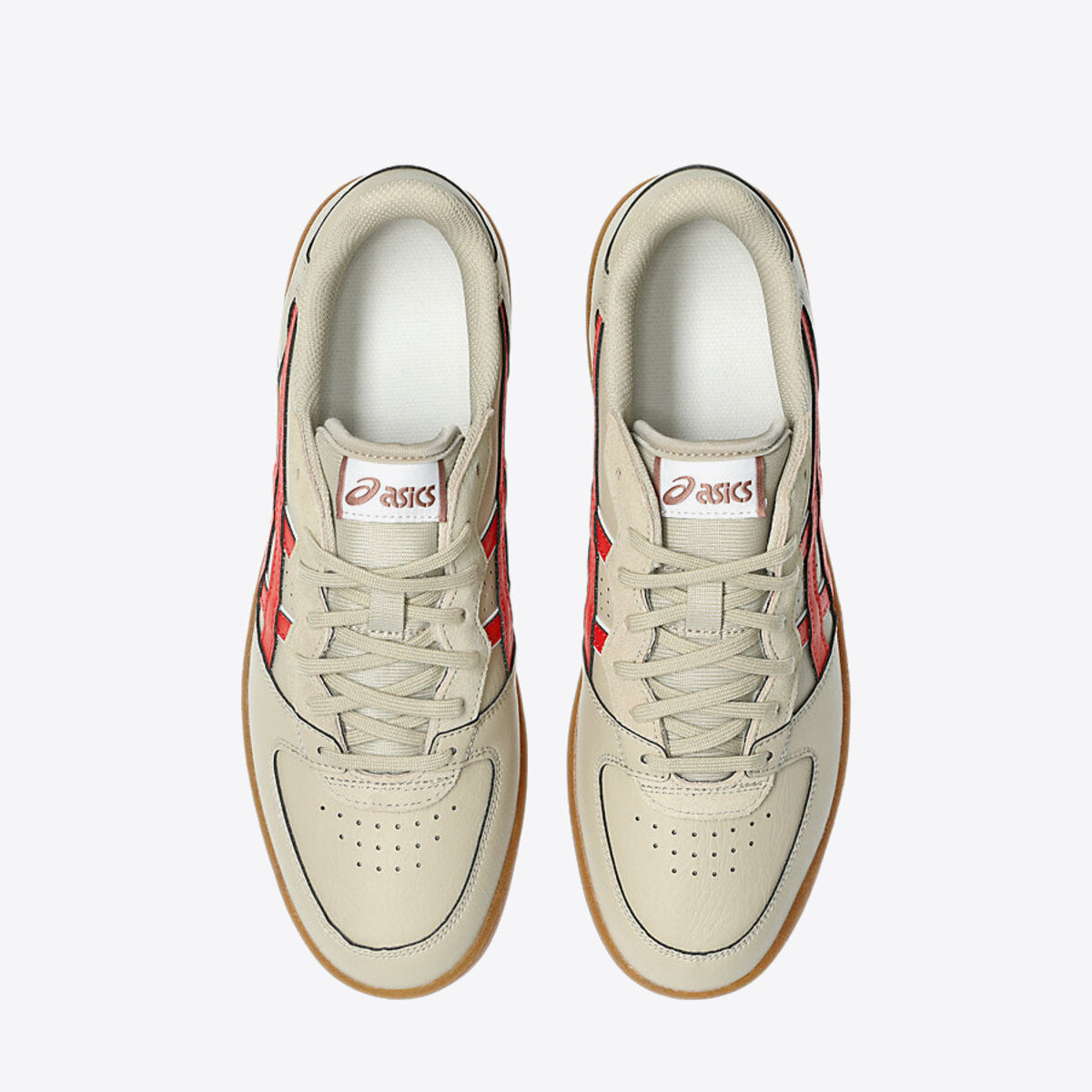 ASICS SKYHAND OG FEATHER GREY/RED SNAPPER - Image 0