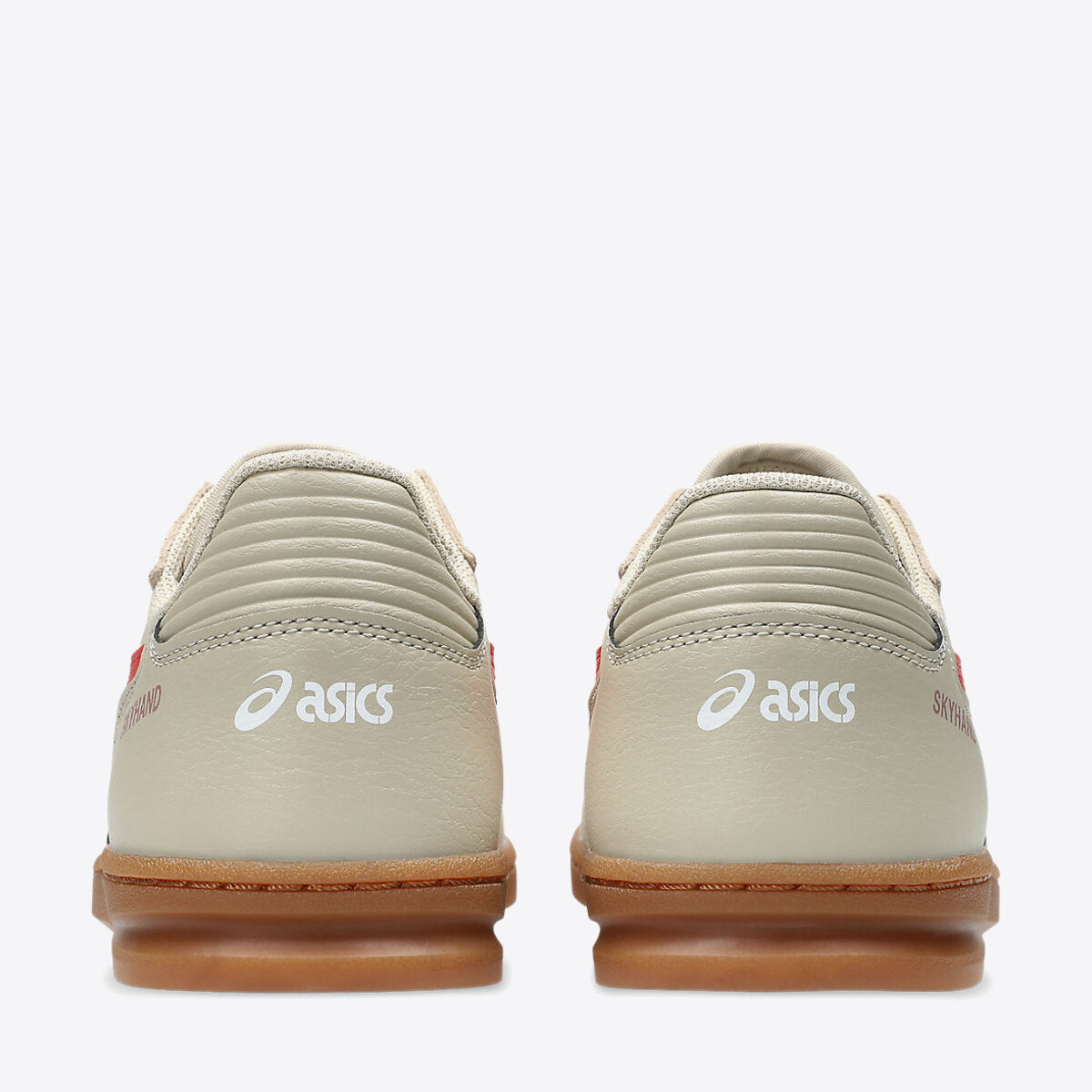 ASICS SKYHAND OG FEATHER GREY/RED SNAPPER - Image 0