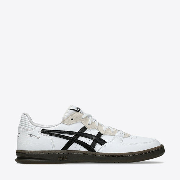 asics white and black