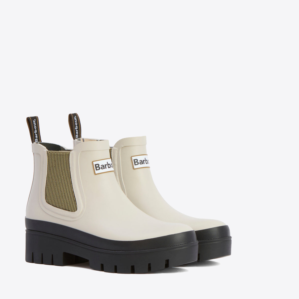 BARBOUR Halton Chelsea Welly Light Oak/Bleached Olive - Image 0