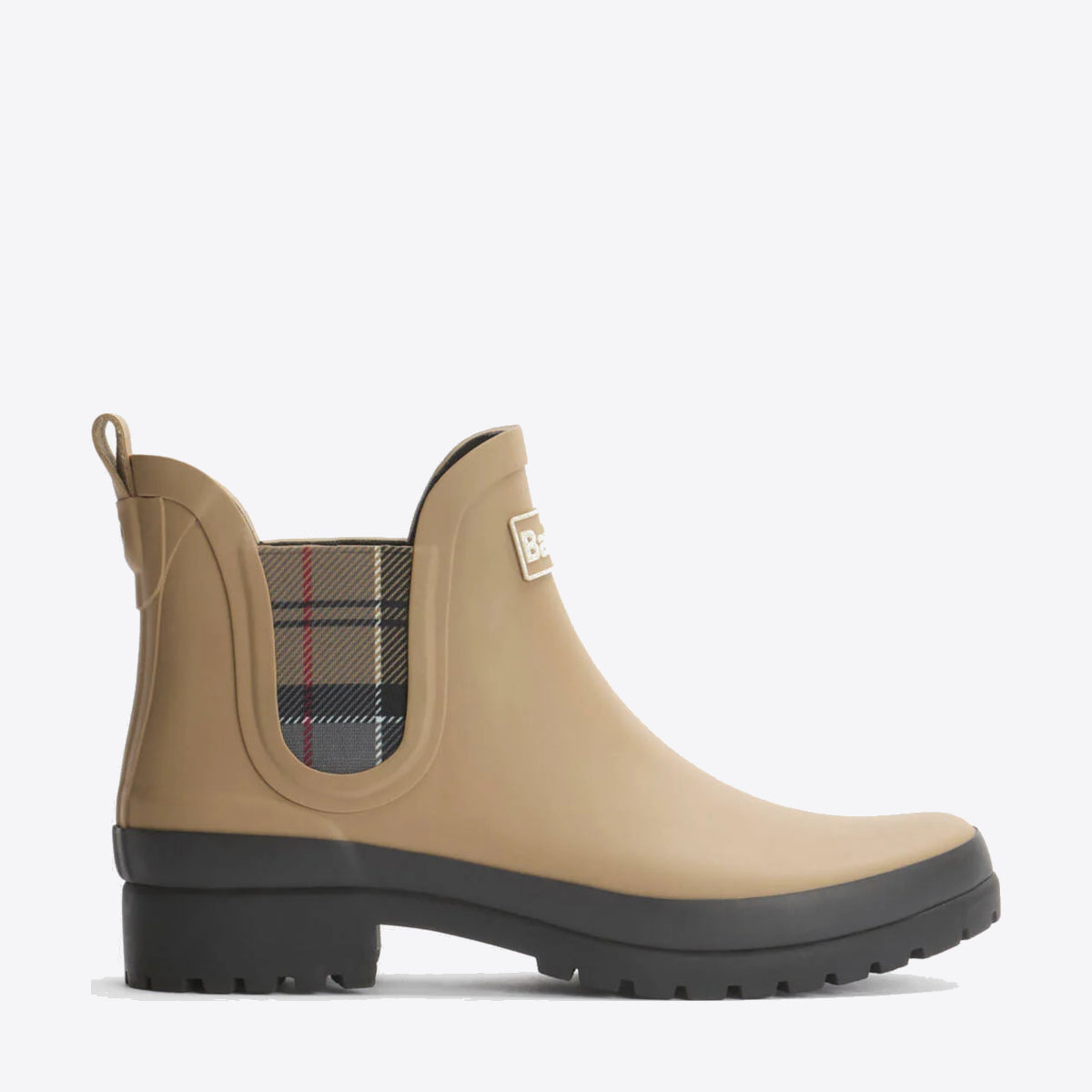 BARBOUR Mallow Chelsea Welly Beige/Dress Tartan - Image 0
