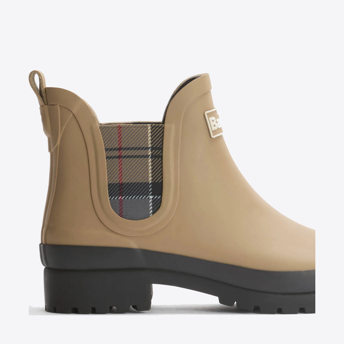 BARBOUR Mallow Chelsea Welly Beige/Dress Tartan - Image 0
