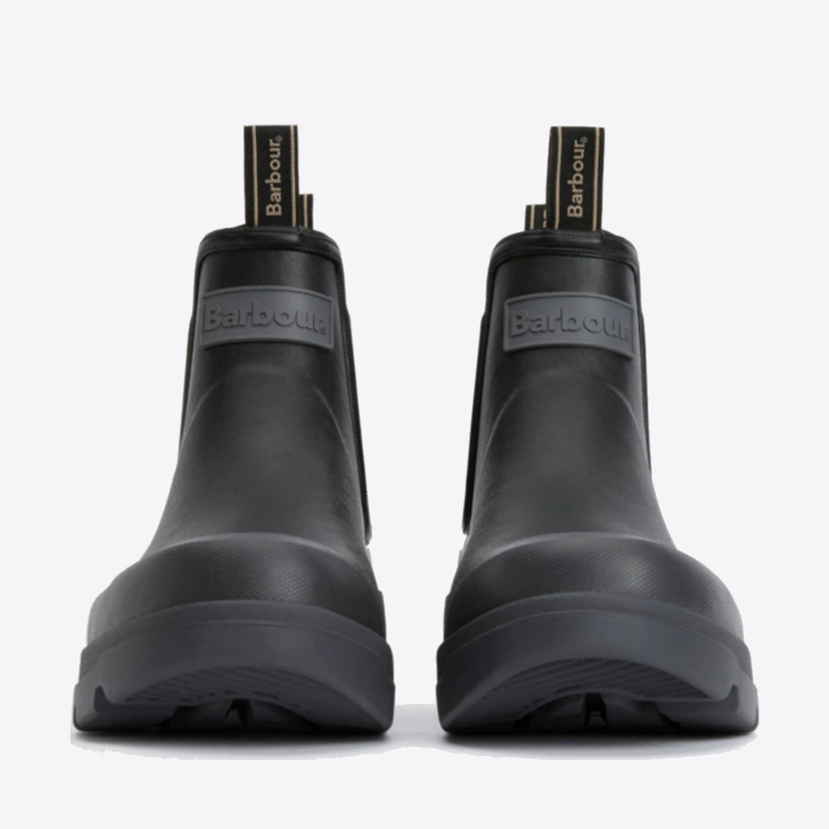 BARBOUR Nimbus Chelsea Welly Black/Ochre - Image 0