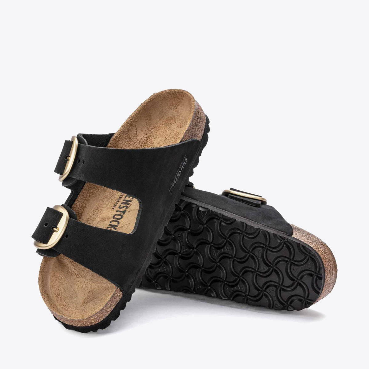 BIRKENSTOCK Arizona Big Buckle Nubuck Black - Image 6