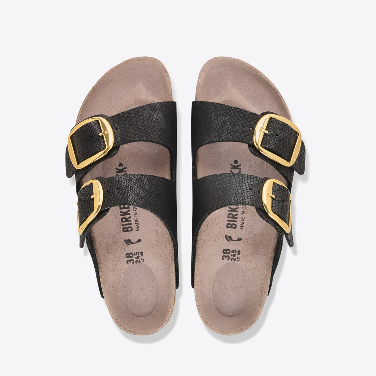 BIRKENSTOCK Arizona Big Buckle Python Black - Image 0
