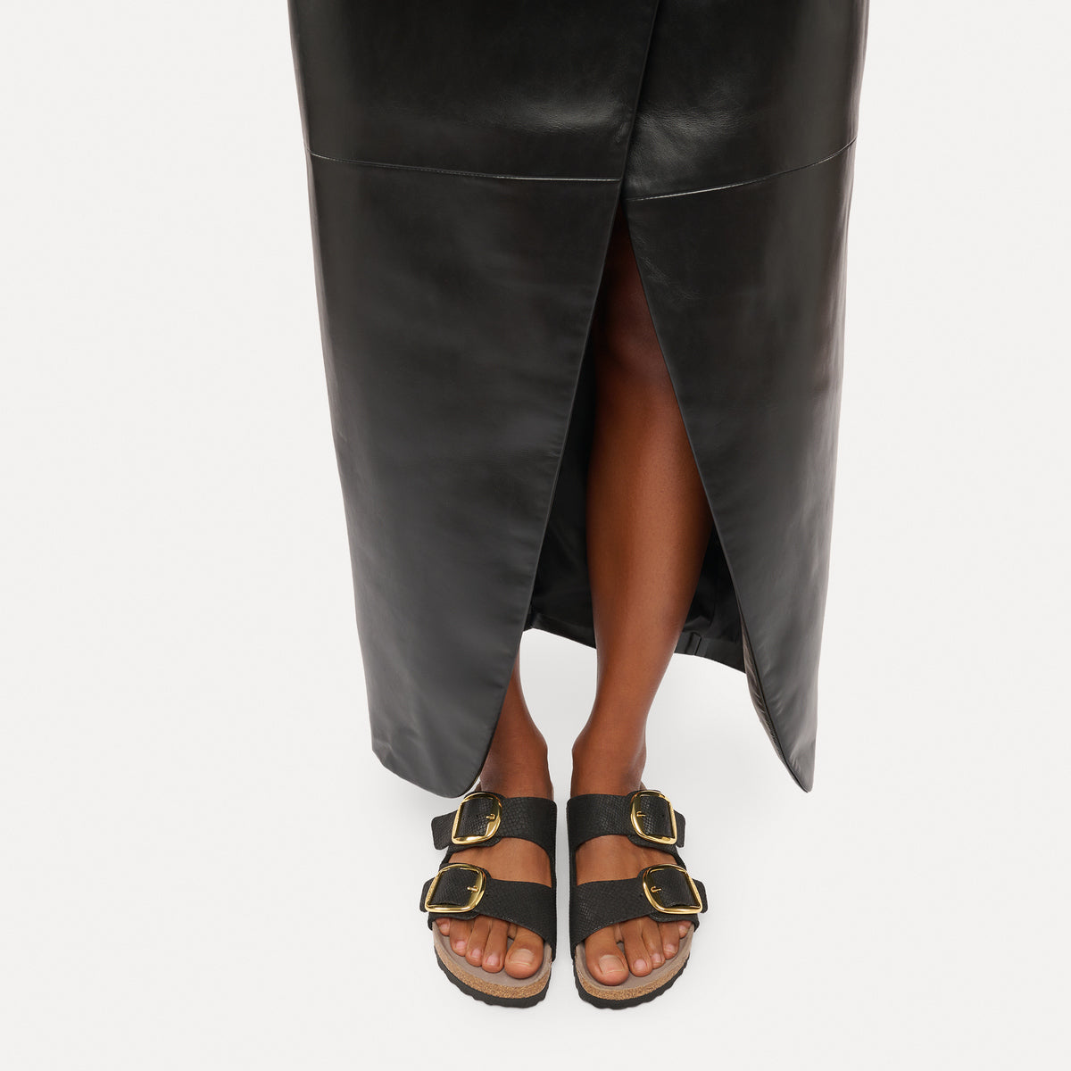 BIRKENSTOCK Arizona Big Buckle Python Black - Image 0