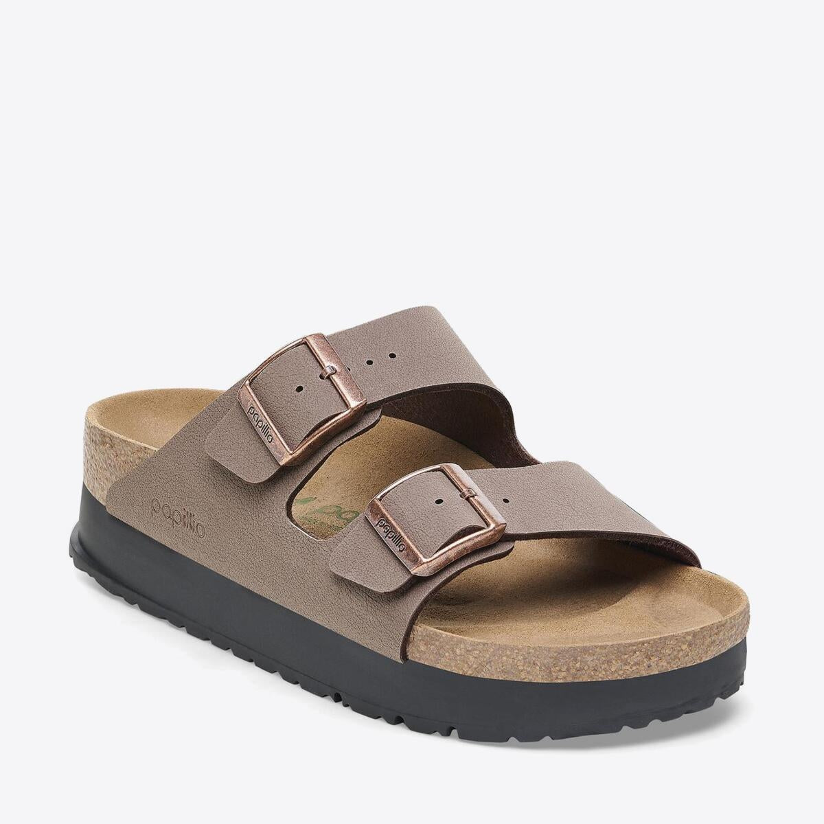 BIRKENSTOCK Arizona Platform Birko-Flor Vegan Mocca - Image 5