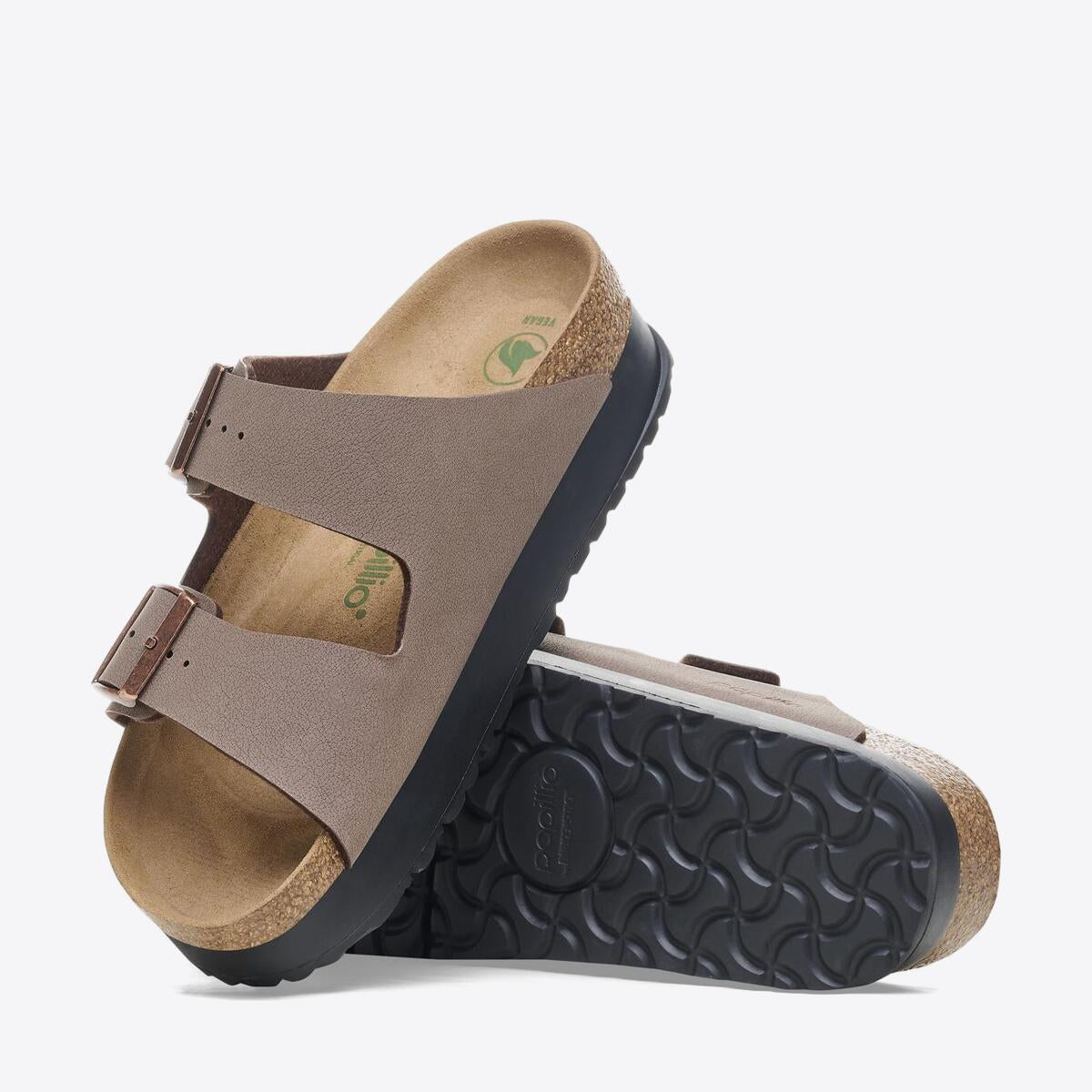 BIRKENSTOCK Arizona Platform Birko-Flor Vegan Mocca - Image 6