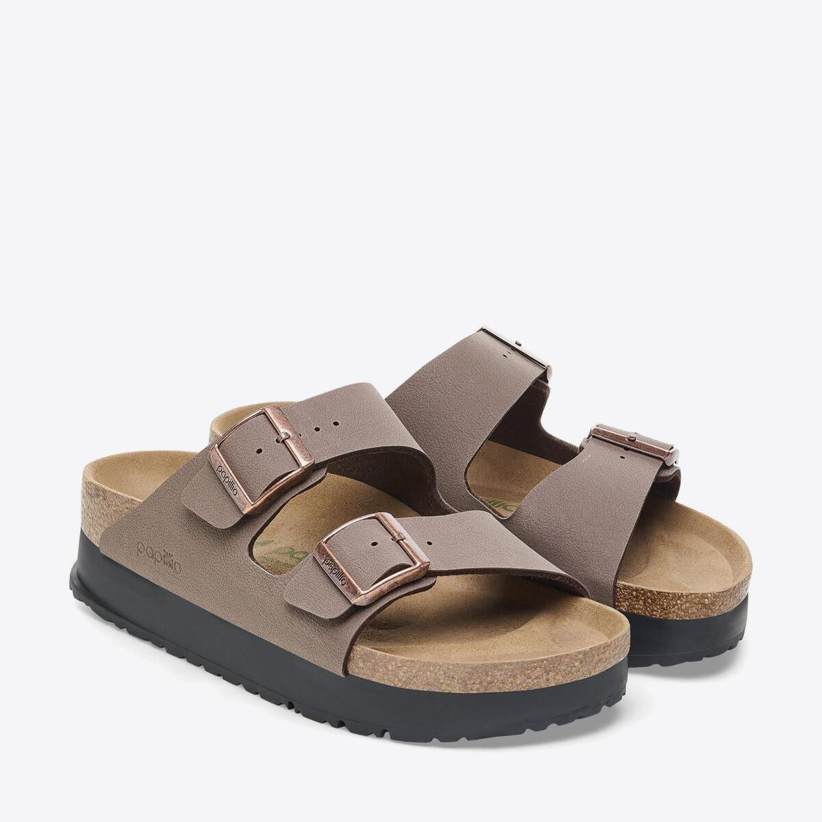 BIRKENSTOCK Arizona Platform Birko-Flor Vegan Mocca - Image 7