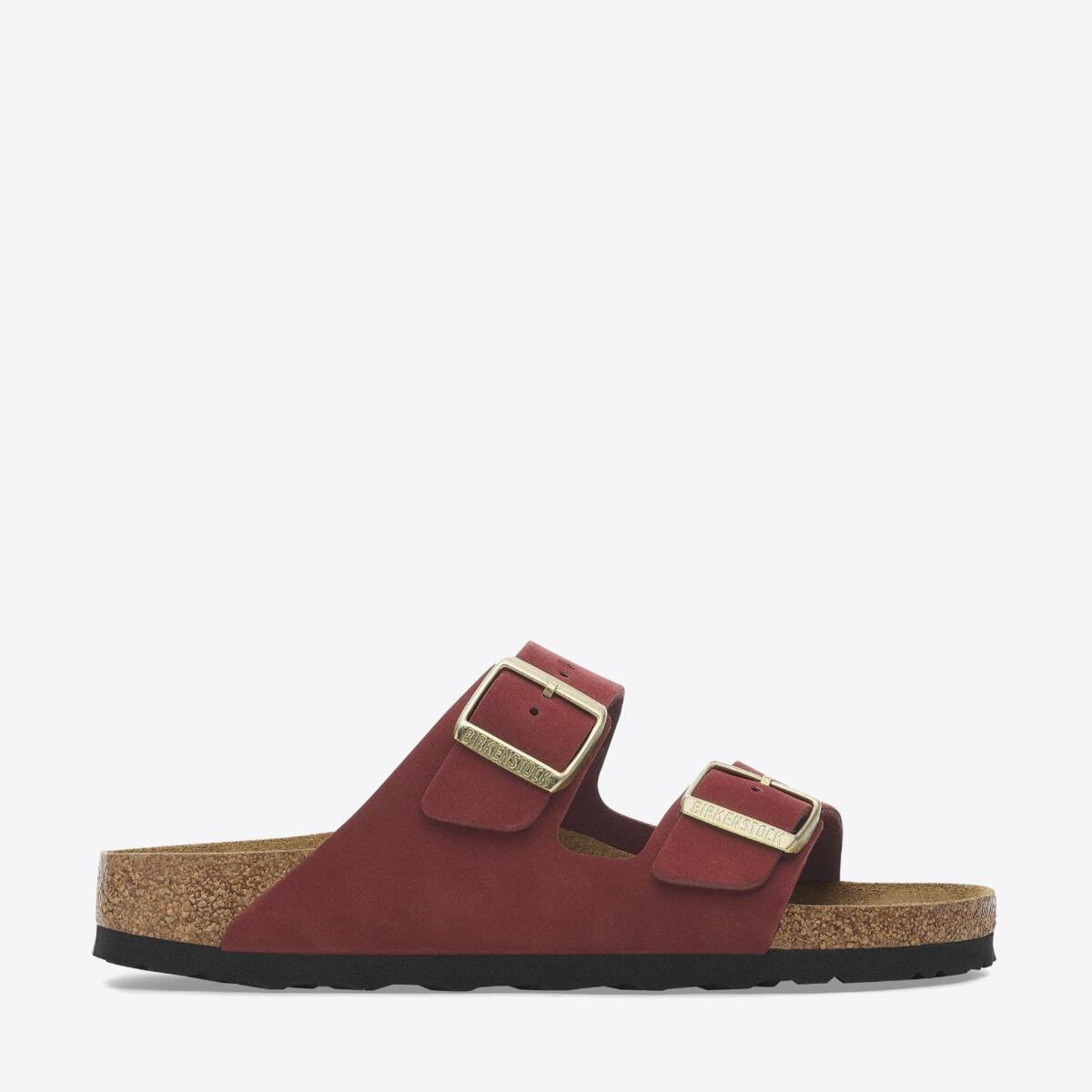 BIRKENSTOCK Arizona SFB Nubuck Zinfandel - Image 1