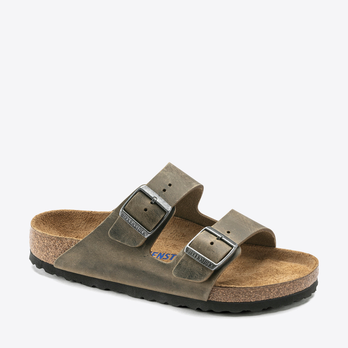 BIRKENSTOCK Arizona Soft Footbed Oiled Leather Faded Khaki - Image 0