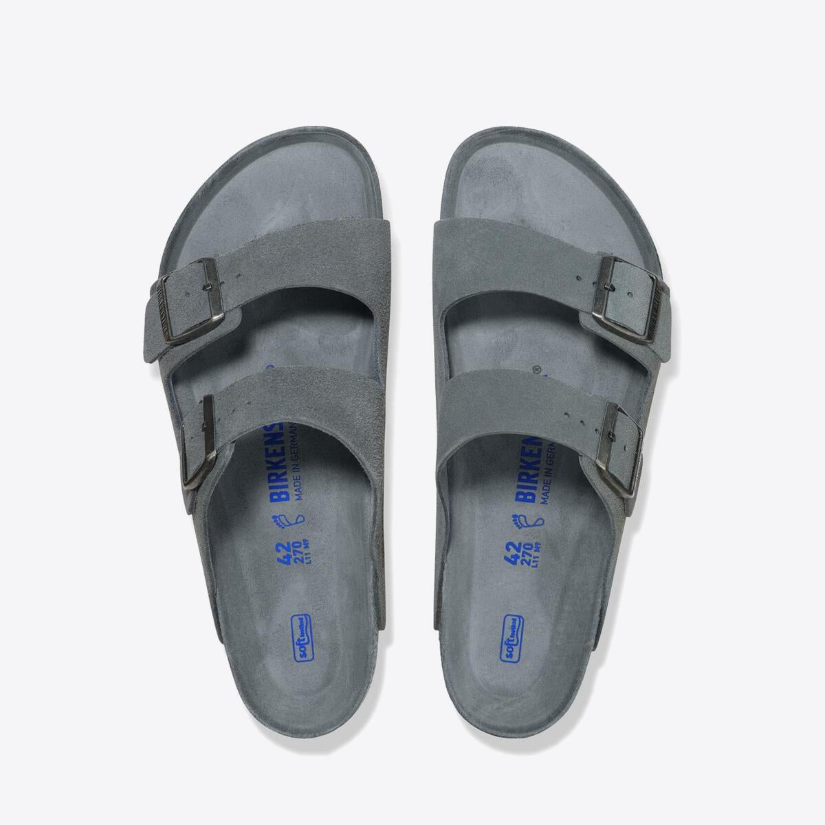 BIRKENSTOCK Arizona SFB Suede Basalt Grey - Image 2