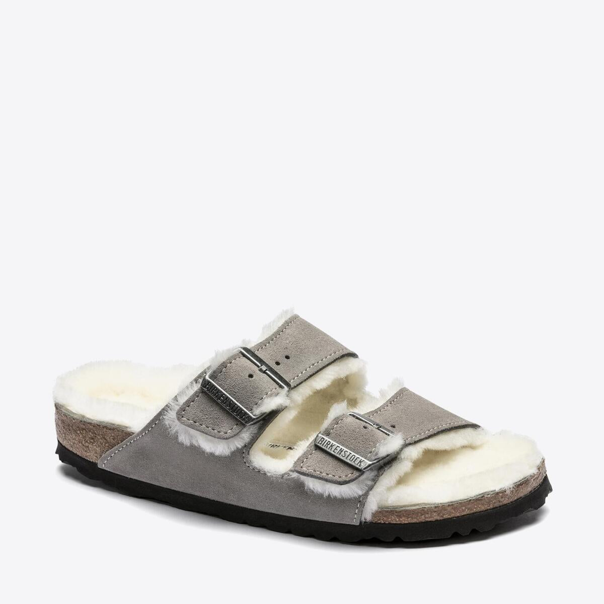 BIRKENSTOCK Arizona Shearling Stone Coin - Image 1