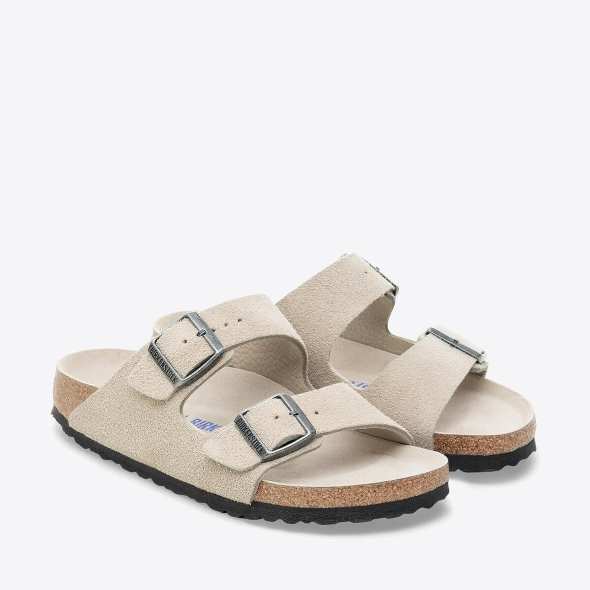 BIRKENSTOCK Arizona Soft Footbed Suede Oyster - Image 3