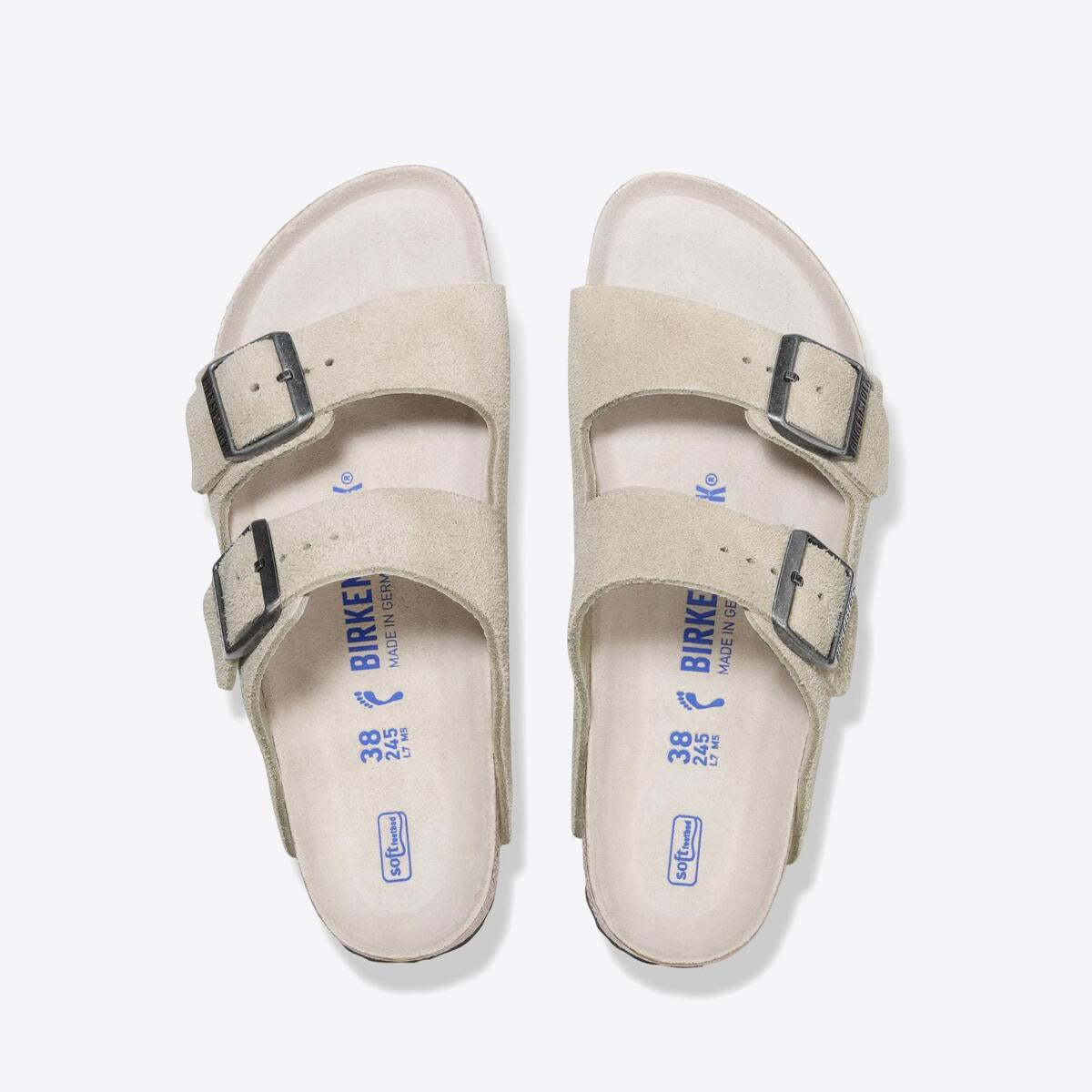 BIRKENSTOCK Arizona Soft Footbed Suede Oyster - Image 5