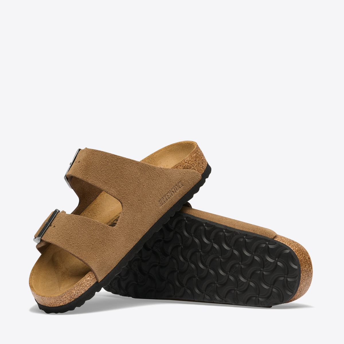 BIRKENSTOCK Arizona Suede Dark Tea - Image 0