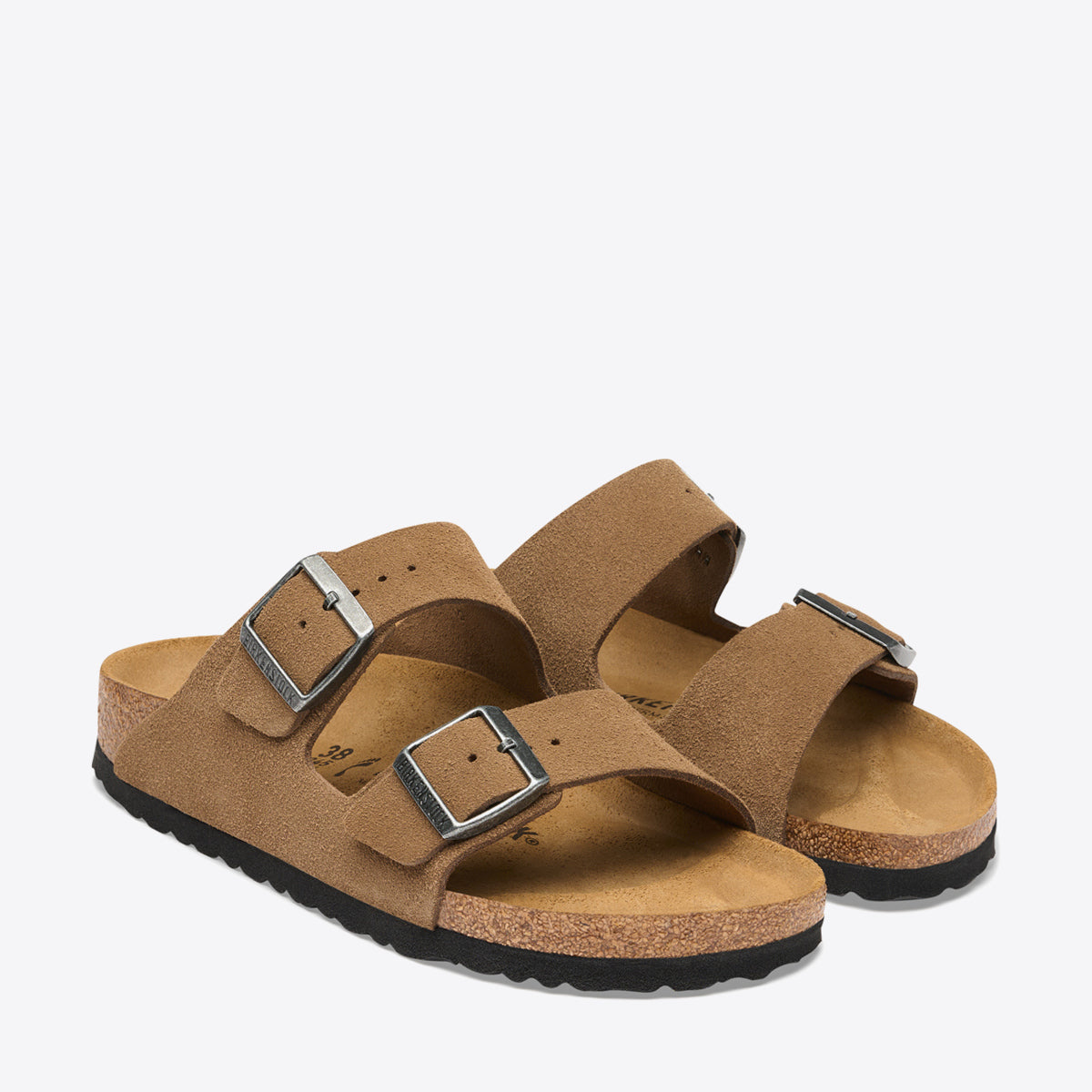BIRKENSTOCK Arizona Suede Dark Tea - Image 0