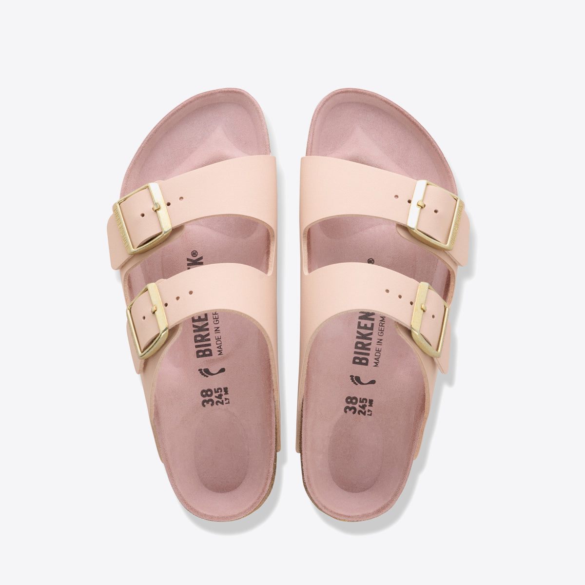 BIRKENSTOCK Arizona Birko-Flor Triples New Beige/Pink Clay - Image 7