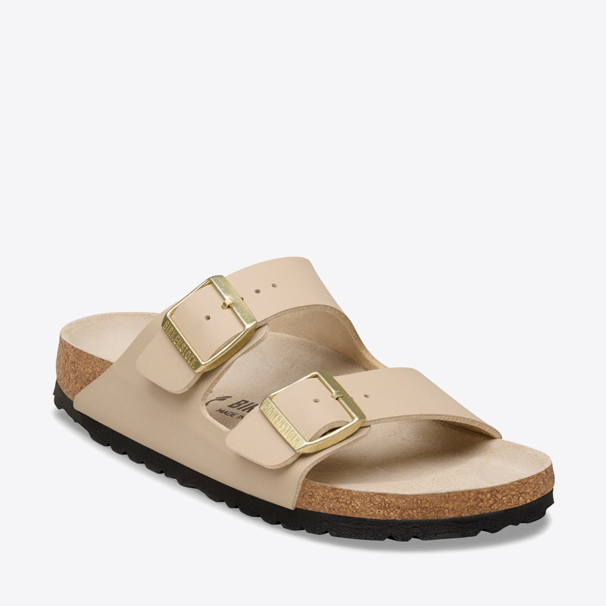 BIRKENSTOCK Arizona Birko-Flor Triples Sandcastle/Oyster - Image 1