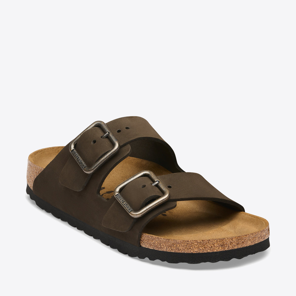 BIRKENSTOCK Arizona Wire Buckle Nubuck Mocha - Image 0