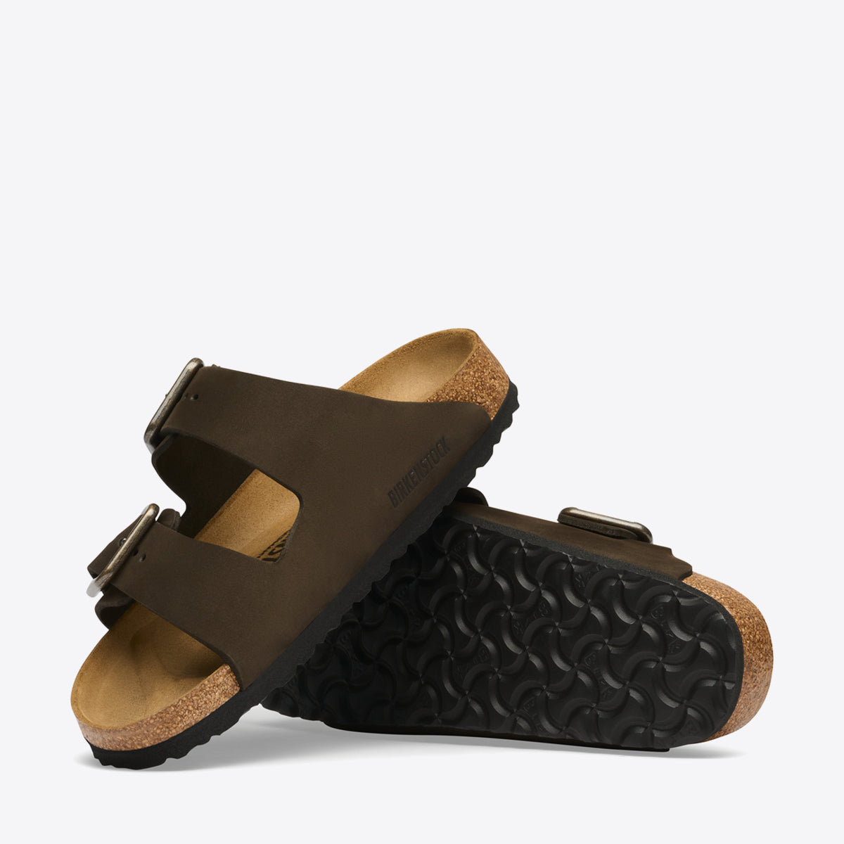 BIRKENSTOCK Arizona Wire Buckle Nubuck Mocha - Image 0