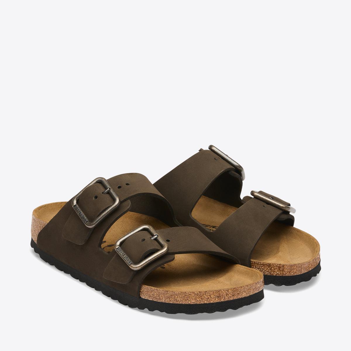 BIRKENSTOCK Arizona Wire Buckle Nubuck Mocha - Image 0