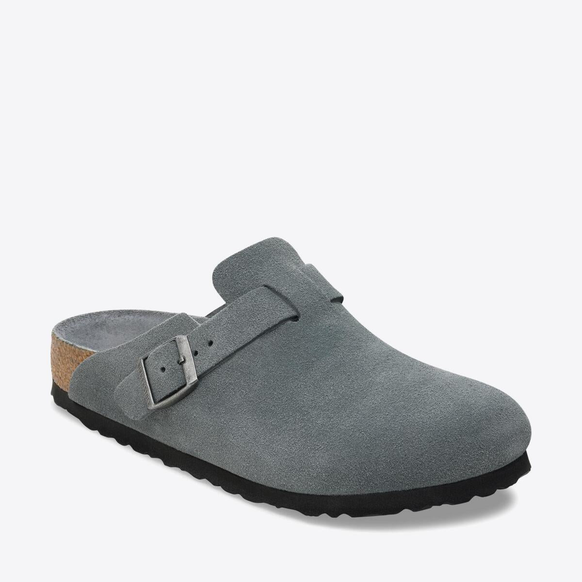 Buy BIRKENSTOCK Boston SFB Suede - Basalt Grey | Online | Pat Menzies