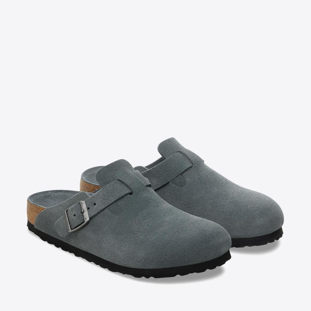 Buy BIRKENSTOCK Boston SFB Suede - Basalt Grey | Online | Pat Menzies