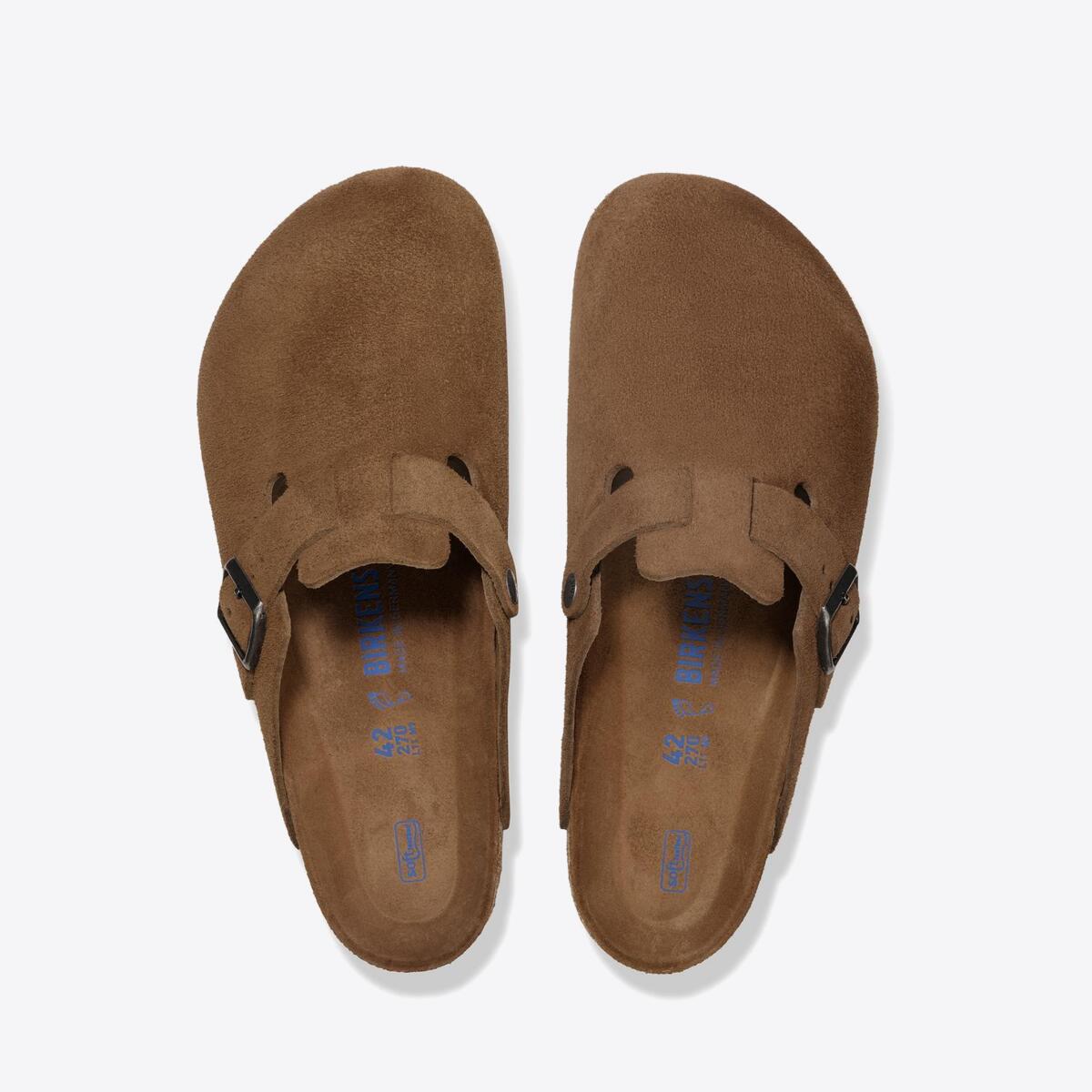 Buy BIRKENSTOCK Boston SFB Suede - Dark Tea | Online | Pat Menzies