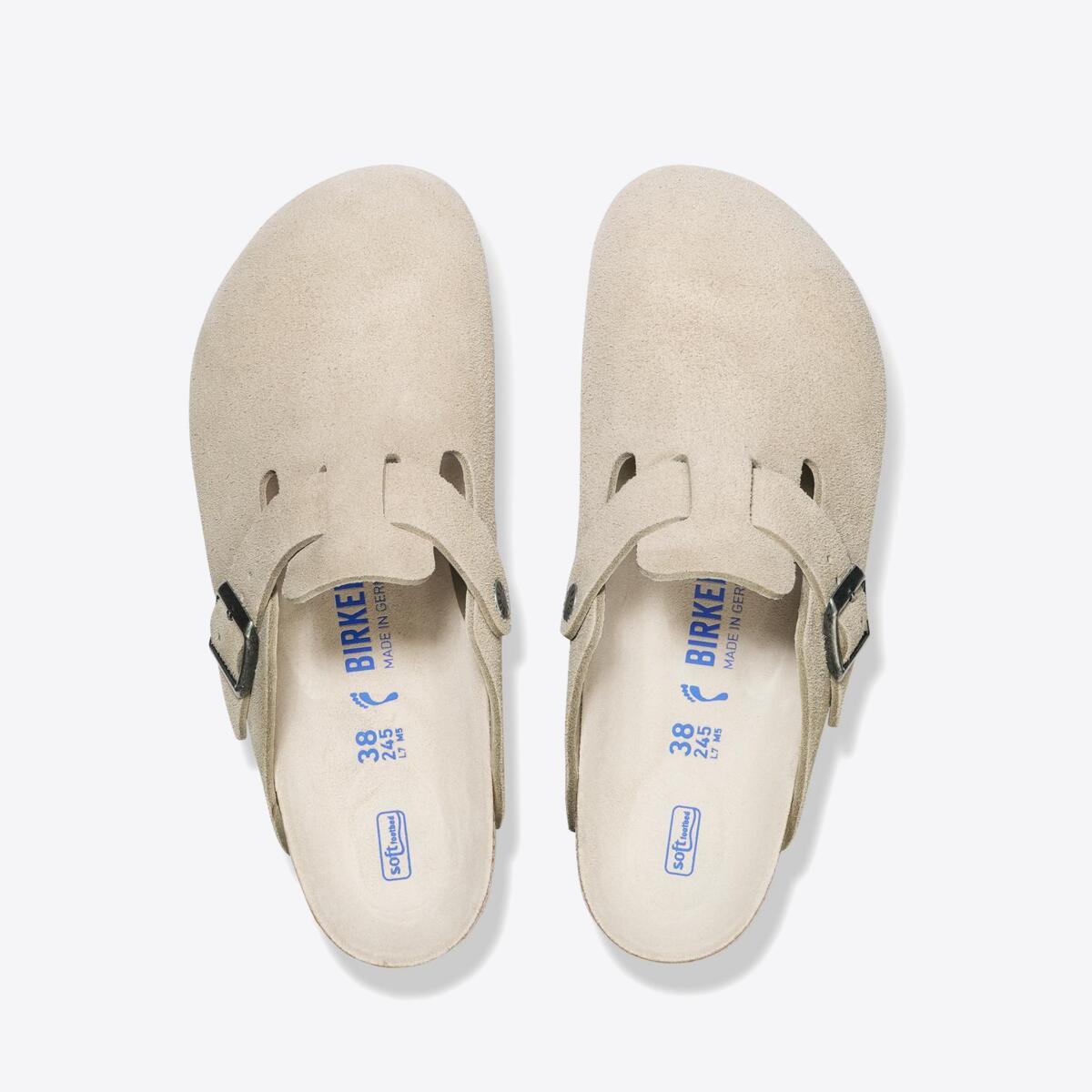 BIRKENSTOCK Boston Soft Footbed Suede Oyster - Image 5