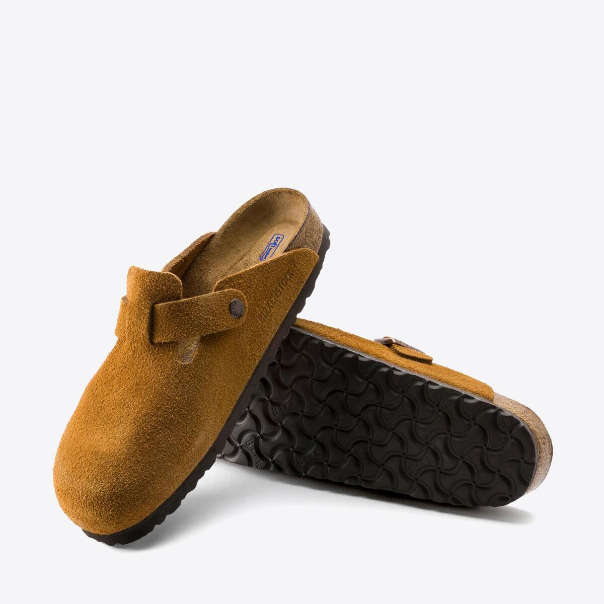 BIRKENSTOCK Boston Soft Footbed Suede Mink - Image 0