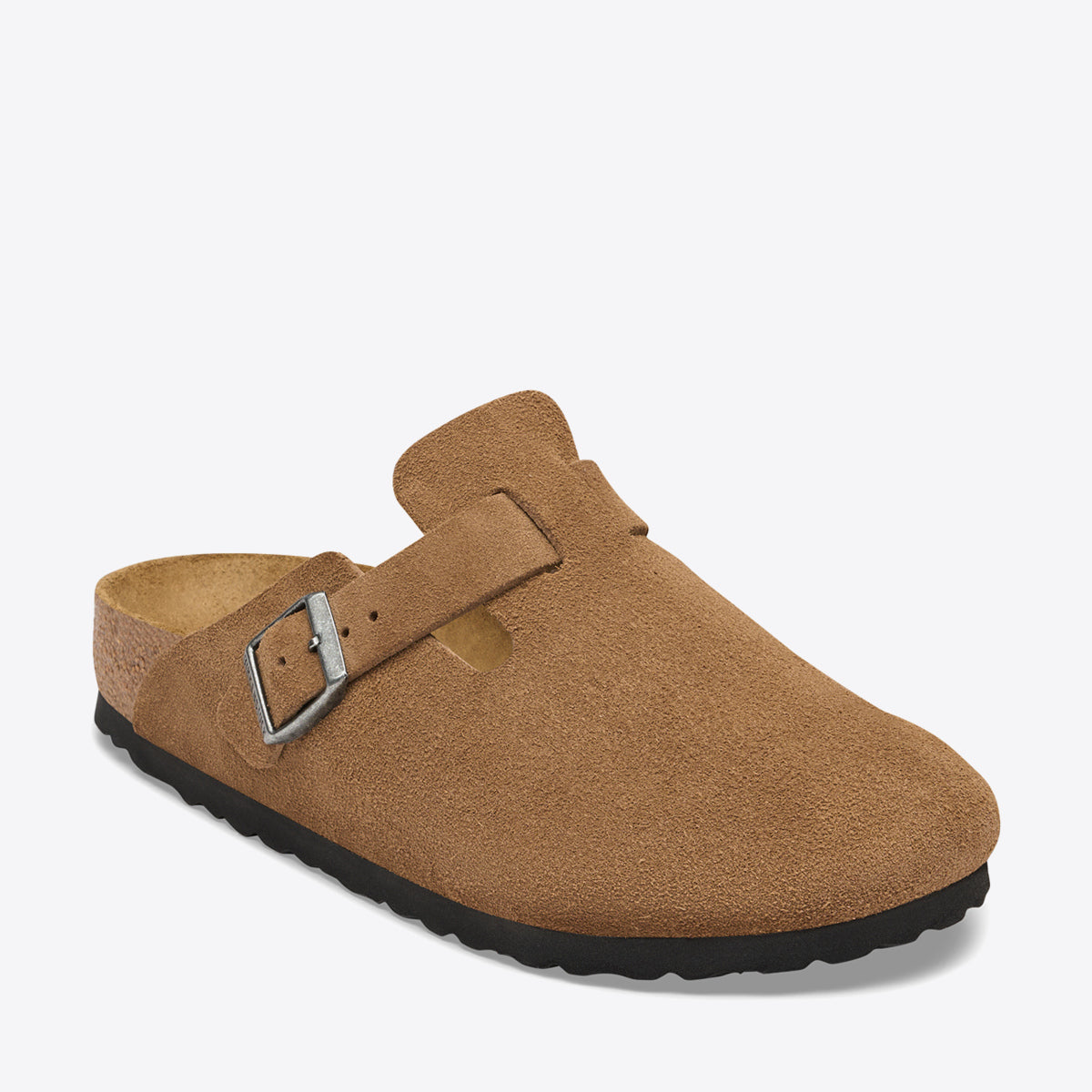 BIRKENSTOCK Boston Suede Dark Tea - Image 0